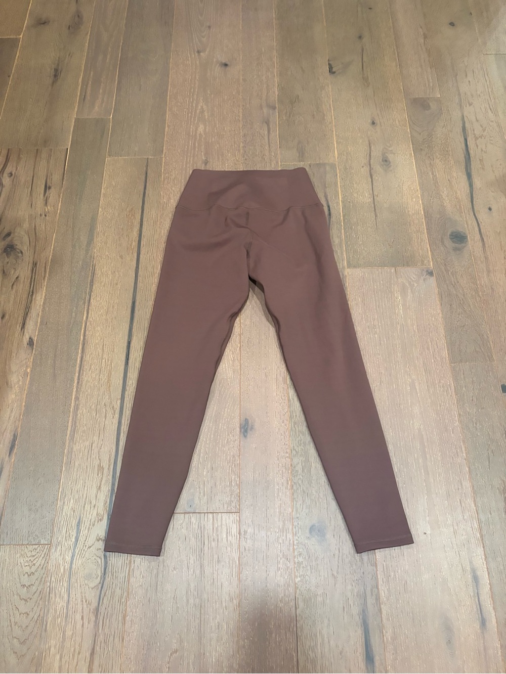 Yelete Active $40 Fleece-Lined High-Waisted Leggings Chocolate Brown M like new - Picture 9 of 9